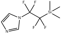 1-(1,1,2,2-四氟-2-(三甲基甲硅烷基)乙基)-1H-咪唑 结构式