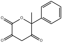 2H-Pyran-2,3,5(4H,6H)-trione, 6-methyl-6-phenyl- 结构式