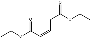2-Pentenedioic acid, diethyl ester, (Z)- (9CI) 结构式