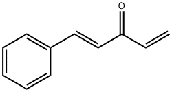 (E)-1-苯基五-1,4-二烯-3-酮 结构式