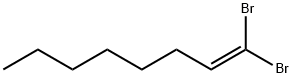 1-Octene, 1,1-dibromo- 结构式