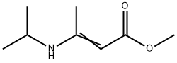 methyl 3-[(propan-2-yl)amino]but-2-enoate 结构式