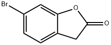 6-溴苯并呋喃-2(3H)-酮 结构式