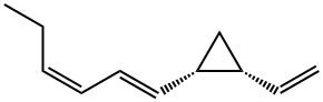 (1R)-1α-Ethenyl-2α-[(1E,3Z)-1,3-hexadienyl]cyclopropane 结构式