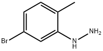 (5-溴-2-甲基苯基)肼 结构式