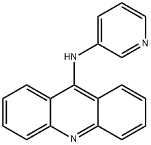 9-Acridinamine, N-3-pyridinyl- 结构式