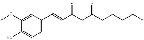 1-脱氢-6-姜酮 结构式