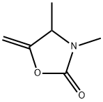 2-Oxazolidinone,3,4-dimethyl-5-methylene-(9CI) 结构式