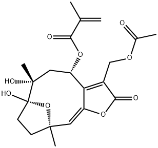PIPTOCARPHIN A 结构式