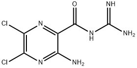 5,6-dichloroamiloride 结构式