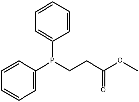 Propanoic acid, 3-(diphenylphosphino)-, methyl ester 结构式