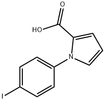 1-(4-碘苯基)-1H-吡咯-2-羧酸 结构式