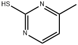 2-Pyrimidinethiol, 4-methyl- 结构式