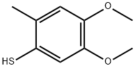 4,5-二甲氧基-2-甲基苯-1-硫醇 结构式