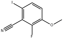 Benzonitrile, 2-fluoro-6-iodo-3-methoxy- 结构式