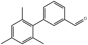 2',4',6'-三甲基-[1,1'-联苯]-3-甲醛 结构式