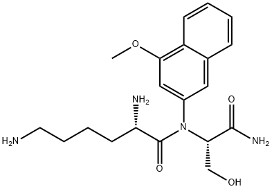 H-LYS-SER-4MΒNA 结构式