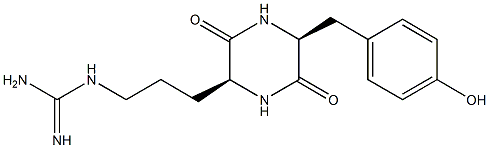 CYCLO(TYR-ARG) 结构式