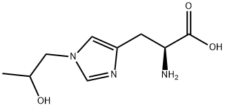 N-3'-(2-hydroxypropyl)histidine 结构式