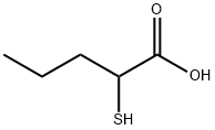 Pentanoic acid, 2-mercapto- 结构式