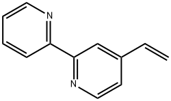 4-乙烯基-2,2'-联吡啶 结构式