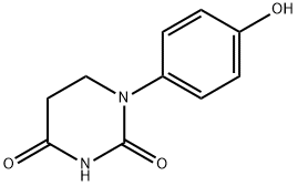 二氢-1-(4-羟基苯基)-2,4(1H,3H)-嘧啶二酮 结构式