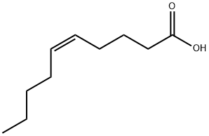 (Z)-5-Decenoic acid 结构式