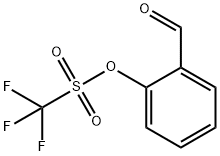 Methanesulfonic acid, 1,1,1-trifluoro-, 2-formylphenyl ester 结构式