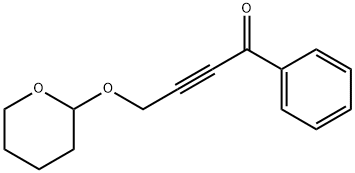 2-Butyn-1-one, 1-phenyl-4-[(tetrahydro-2H-pyran-2-yl)oxy]- 结构式