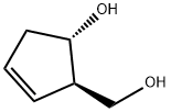 2-Cyclopentene-1-methanol, 5-hydroxy-, (1R,5S)- 结构式