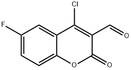 JRH-06905, 4-Chloro-6-fluoro-2-oxo-2H-chromene-3-carbaldehyde, 97% 结构式