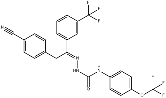 (E)-氰氟虫腙标准品 结构式