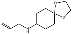 1,4-Dioxaspiro[4.5]decan-8-amine, N-2-propen-1-yl- 结构式