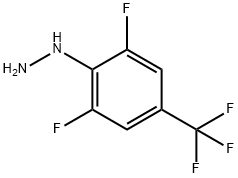 Hydrazine, [2,6-difluoro-4-(trifluoromethyl)phenyl]- 结构式