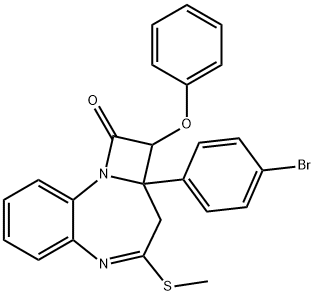 7-(4-bromophenyl)-8-phenoxy-4,5-benzo-3-aza-2-nonem 结构式