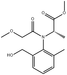 羟甲基甲霜灵 结构式