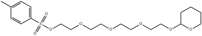 对甲苯磺酸酯-四聚乙二醇-四氢吡喃醚 结构式
