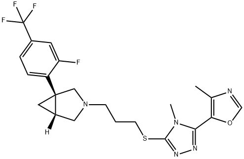 (-)-GSK598809 结构式