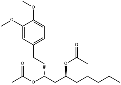 甲基 二乙酰氧基-6-姜二醇 结构式