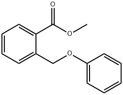 Benzoic acid, 2-(phenoxymethyl)-, methyl ester 结构式
