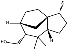 (3S,8aα)-2,3,4,5,6,7,8,8a-Octahydro-3α,8,8-trimethyl-1H-3aα,6α-methanoazulen-7β-ol 结构式