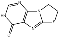 7,8-dihydrothiazole(3,2e)hypoxanthine 结构式