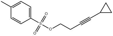 3-Butyn-1-ol, 4-cyclopropyl-, 1-(4-methylbenzenesulfonate) 结构式