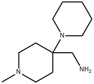 1-(1'-methyl-1,4'-bipiperidin-4'-yl)methanamine(SALTDATA: FREE) 结构式