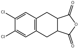 Naphtho[2,3-c]furan-1,3-dione, 6,7-dichloro-3a,4,9,9a-tetrahydro- 结构式