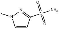 N-甲基吡唑-3-磺酰胺 结构式