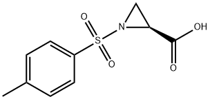 (S)-1-甲苯磺酰吖丙啶-2-羧酸 结构式