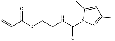 2-[(3,5-二甲基-1-H-吡唑基)羧氨基]乙基丙烯酸酯 日本昭和电工 AOI-BP 结构式