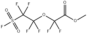Acetic acid, 2,2-difluoro-2-[1,1,2,2-tetrafluoro-2-(fluorosulfonyl)ethoxy]-, methyl ester 结构式