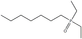 Phosphine oxide, diethylheptyl- 结构式